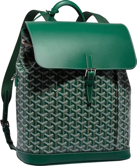 goyard bag green price|green goyard backpack.